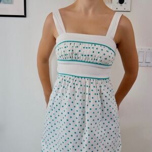 Vintage White Polka Dot dress